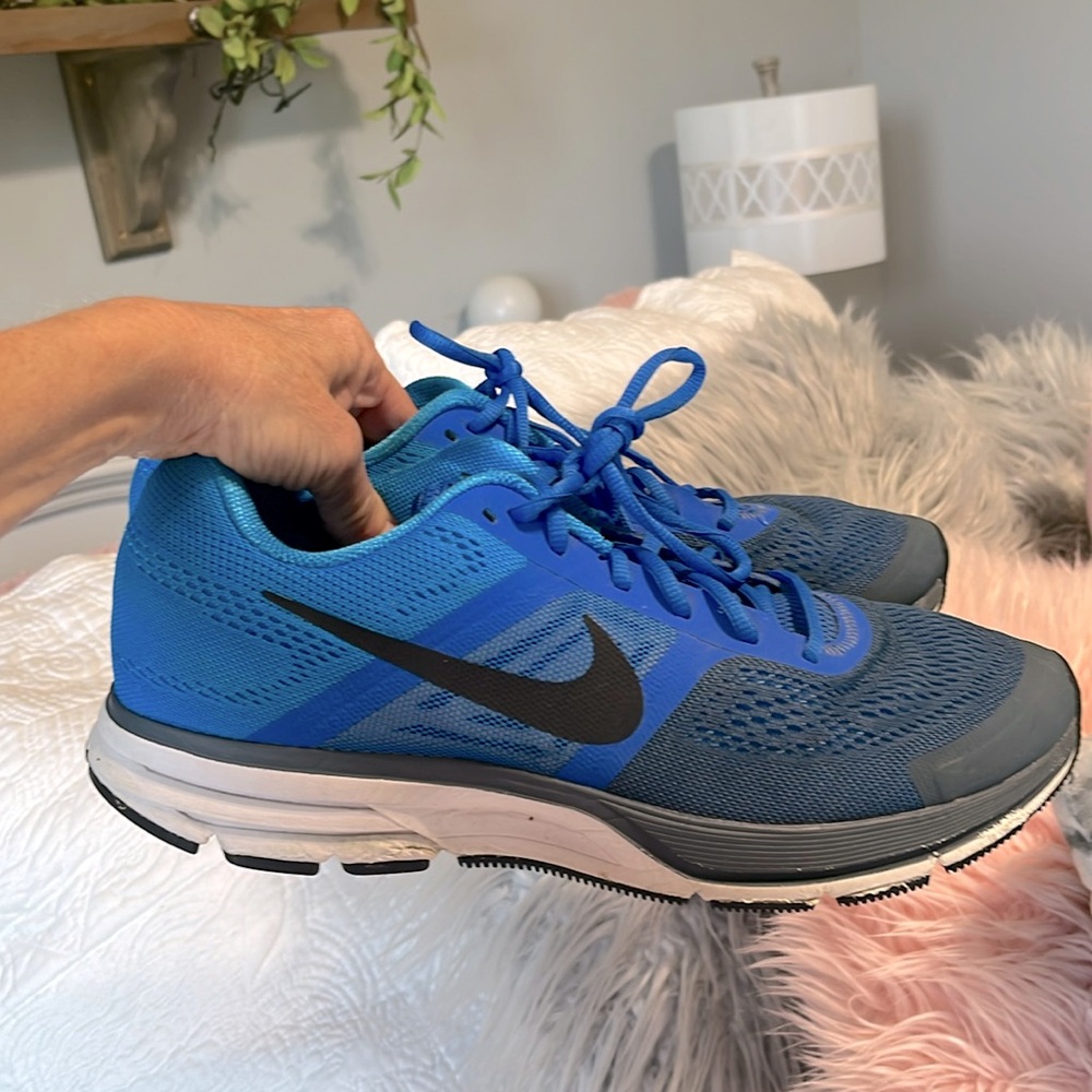Nike Pegasus 30 Zoom Mens 11 Athletic Running Shoes Blue